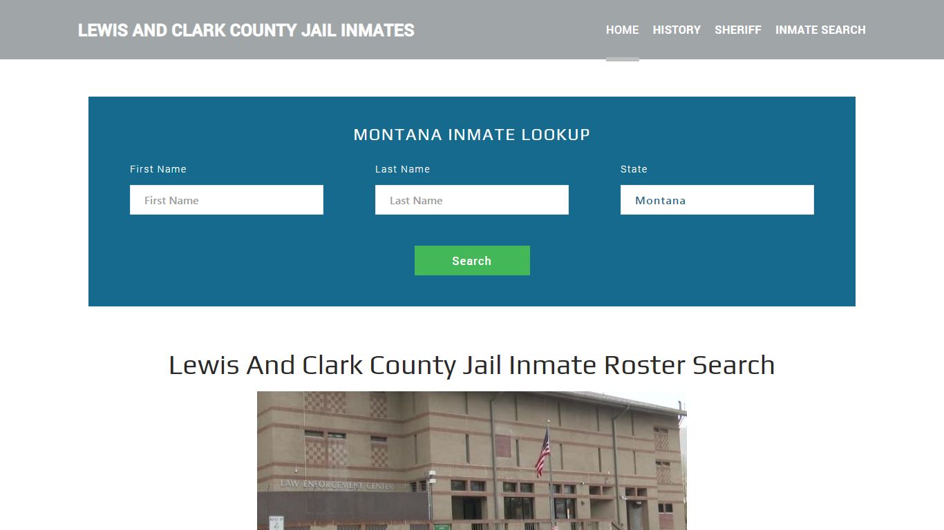 Lewis and Clark County Jail Inmate Roster Lookup, Helena, MT